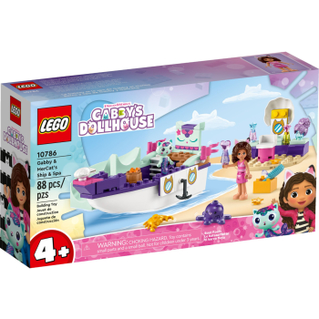 LEGO(R) GABBY'S DOLLHOUSE 10786 Statek i spa Gabi.